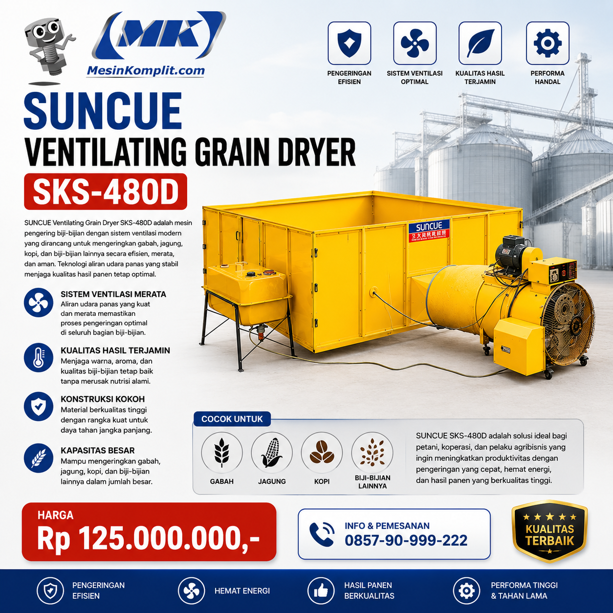 Grain Dryer Pengerin...